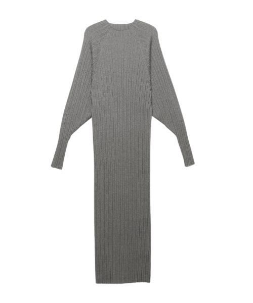 anuans（アニュアンス） ニットワンピース FREE グレー レディース