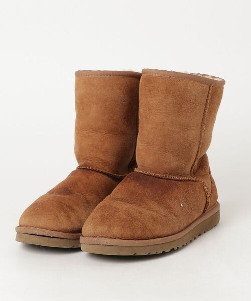 新品 未使用 UGG ブラウン ショートブーツ UGG Australia（アグオーストラリア） 「UGG」 ショートブーツ 22cm