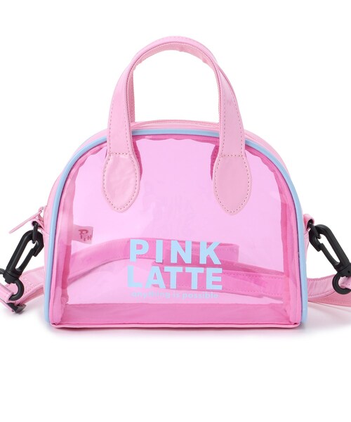 PINK-latte（ピンクラテ） ボストンバッグ PVCミニボストンバッグ