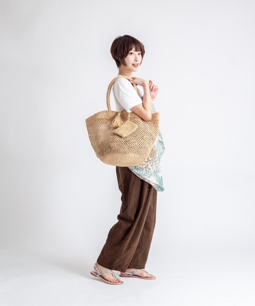 かごバッグ カゴバッグ 「LIMAIA/リマイア」ラフィア素材 かごバッグ