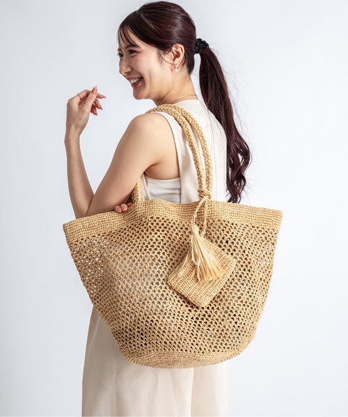 かごバッグ カゴバッグ 「LIMAIA/リマイア」ラフィア素材 かごバッグ