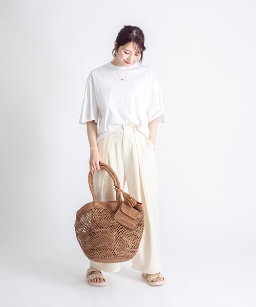 かごバッグ カゴバッグ 「LIMAIA/リマイア」ラフィア素材 かごバッグ