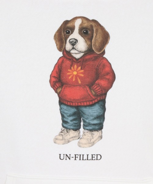UN-FILLED（アンフィルド） パーカー mpa4037- UF DOG HOODIE パーカー 