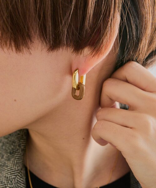 ピアス 2WAYカラーリングピアス レディースの画像