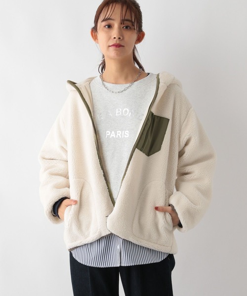 GLOBAL WORK」 マウンテンパーカー MEDIUM ネイビー レディース 公式 