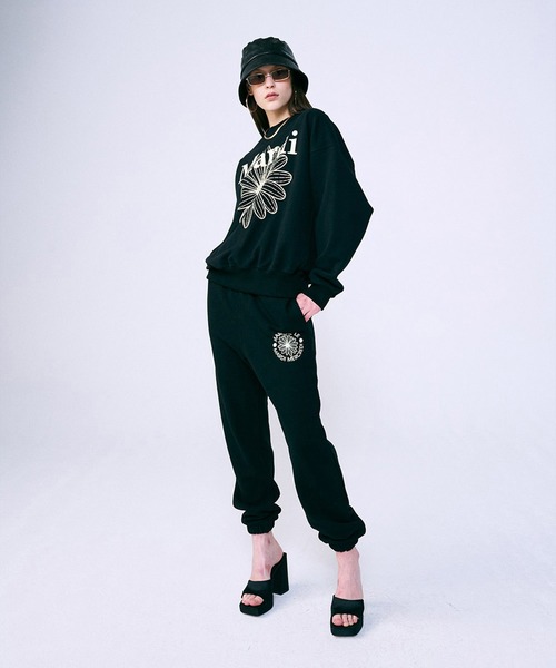 「Mardi Mercredi」 スウェットカットソー FREE ネイビー×ホワイト レディース_画像5