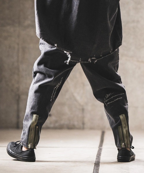 「GLIMCLAP」 デニムパンツ M ブラック メンズ_画像5