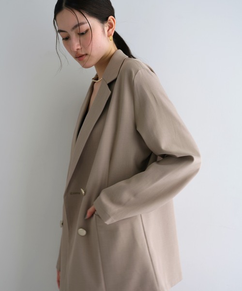 andme（アンドミー） ジャケット テーラードジャケット 金ボタンダブル
