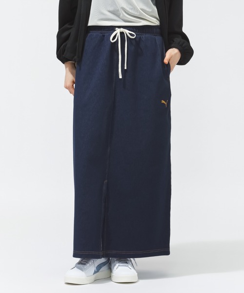 PUMA（プーマ） デニムスカート PUMA ESS ELEVATED デニムライク
