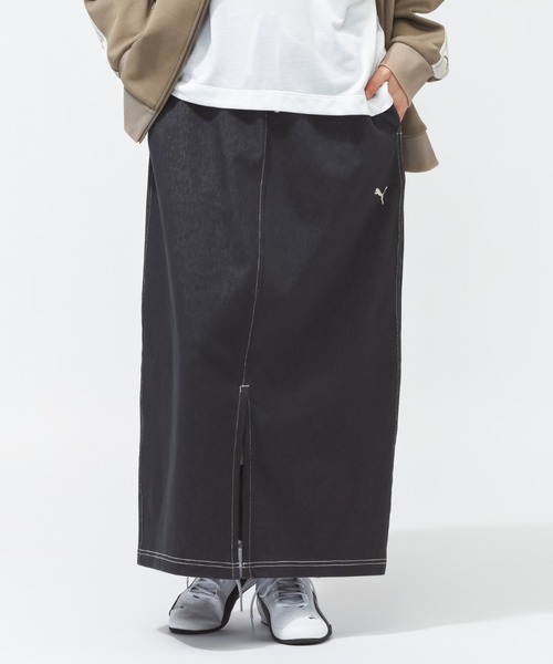 PUMA（プーマ） デニムスカート PUMA ESS ELEVATED デニムライク