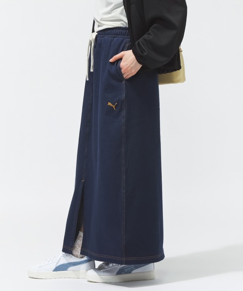 PUMA（プーマ） デニムスカート PUMA ESS ELEVATED デニムライク