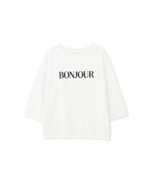 「human woman」 7分袖カットソー MEDIUM ホワイト レディースの画像2
