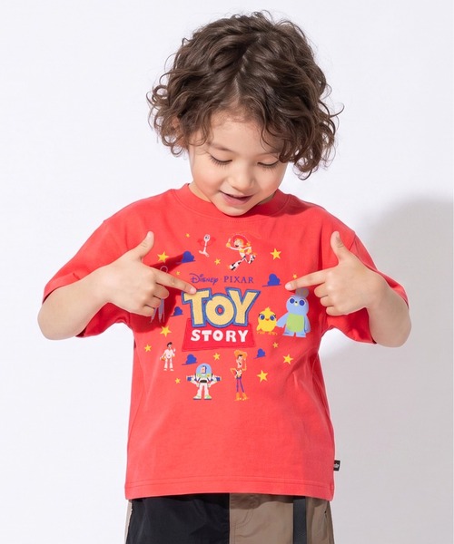 Disney（ディズニー） tシャツ トイ・ストーリー 刺繍ロゴTシャツ