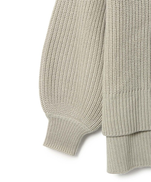「MADEMOISELLE ROPE'」 長袖ニット 38 パープル系その他 レディース_画像6