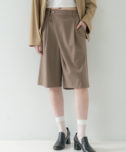 INDIVI GALLEST uvカット ハーフパンツ パンツ バミューダパンツ