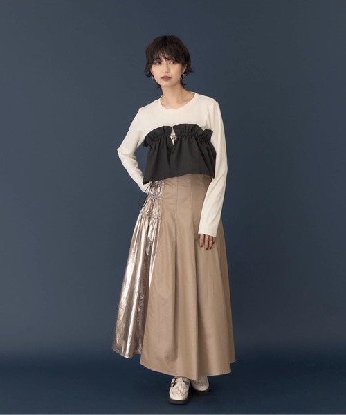 「Eimee Law」 ロングスカート FREE ブラウン レディースの画像