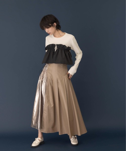 「Eimee Law」 ロングスカート FREE ブラウン レディースの画像