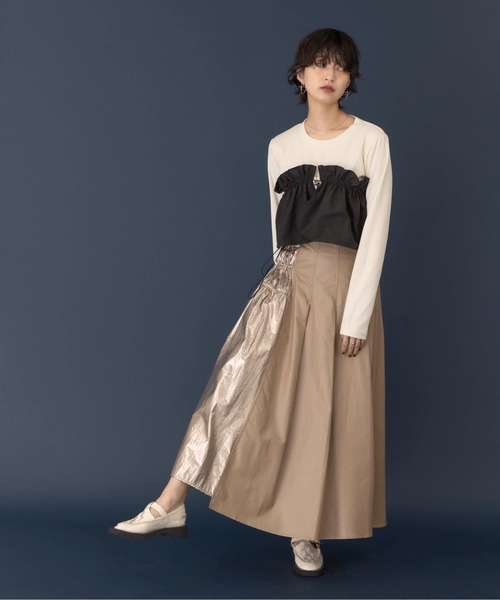 「Eimee Law」 ロングスカート FREE ブラウン レディースの画像
