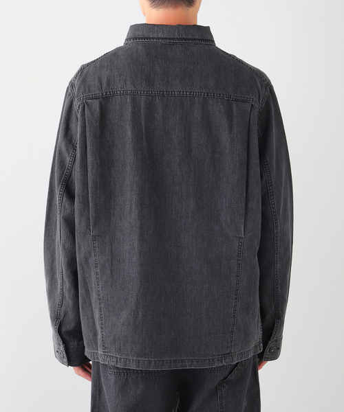 デニムジャケット gジャン SEYA.(セヤ) 別注 DOCK JACKET LINEN DENIM メンズ レディースの画像