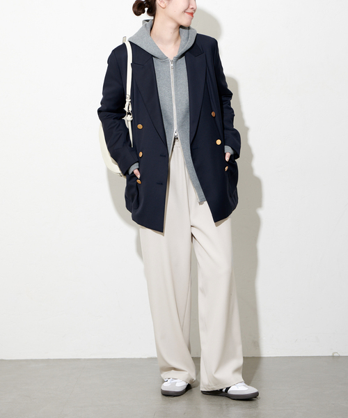 「JOURNAL STANDARD」 スラックス 34 チャコールグレー レディースの画像