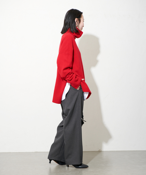 「JOURNAL STANDARD」 スラックス 34 チャコールグレー レディースの画像