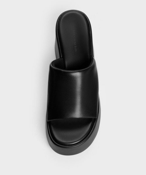 CHARLES ＆ KEITH（チャールズ&キース） 厚底 サンダル ワイド