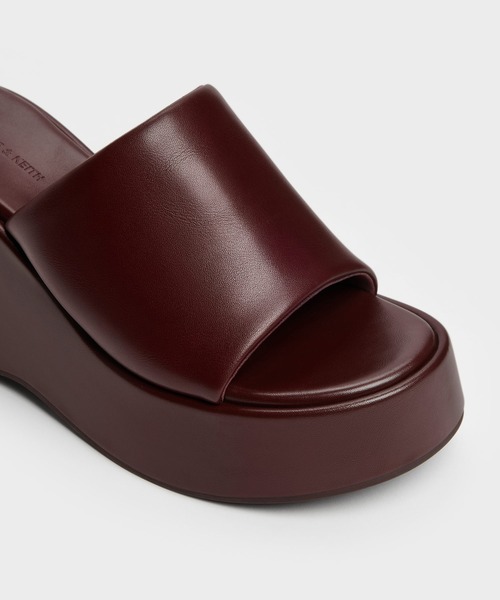 CHARLES ＆ KEITH（チャールズ&キース） 厚底 サンダル ワイド