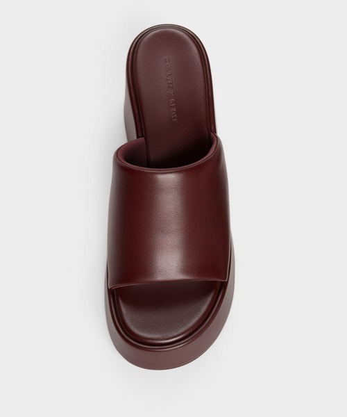 CHARLES ＆ KEITH（チャールズ&キース） 厚底 サンダル ワイド