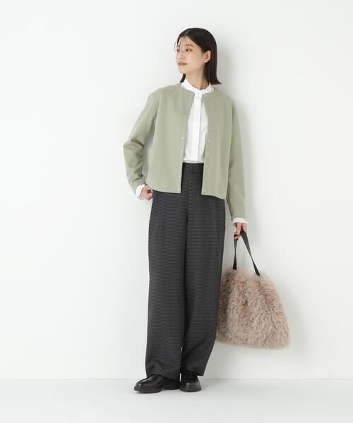 「human woman」 パンツ SMALL チャコールグレー レディースの画像