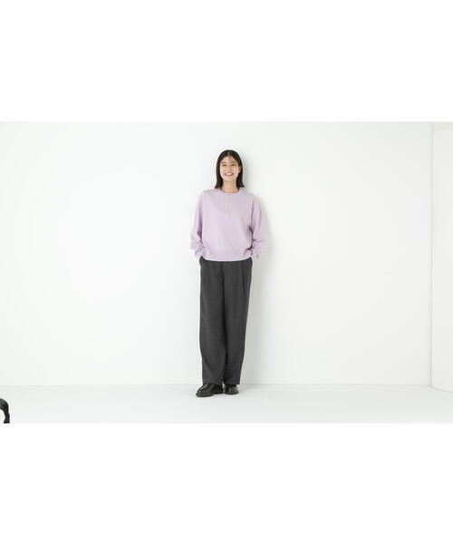 「human woman」 パンツ SMALL チャコールグレー レディースの画像