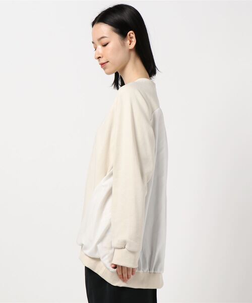 「ZUCCa」 スウェットカットソー M size ネイビー レディース_画像2