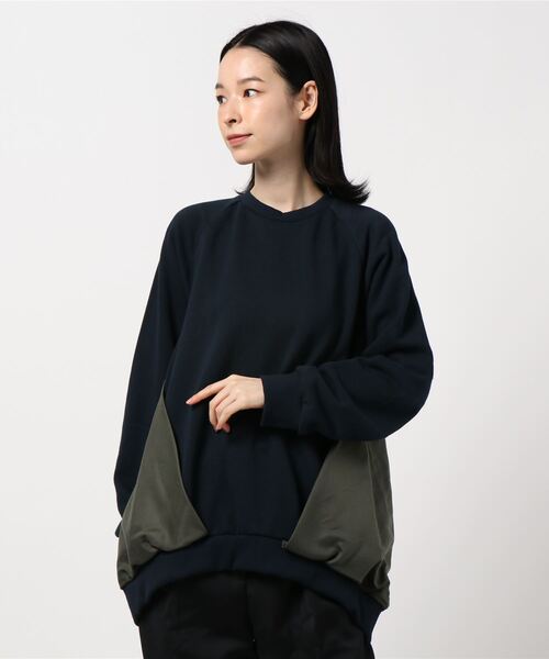 「ZUCCa」 スウェットカットソー M size ネイビー レディース_画像7