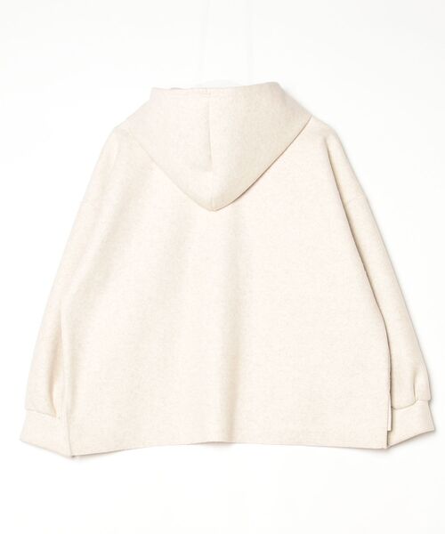 「STYLE DELI」 ジップアップパーカー FREE ベージュ レディース_画像2