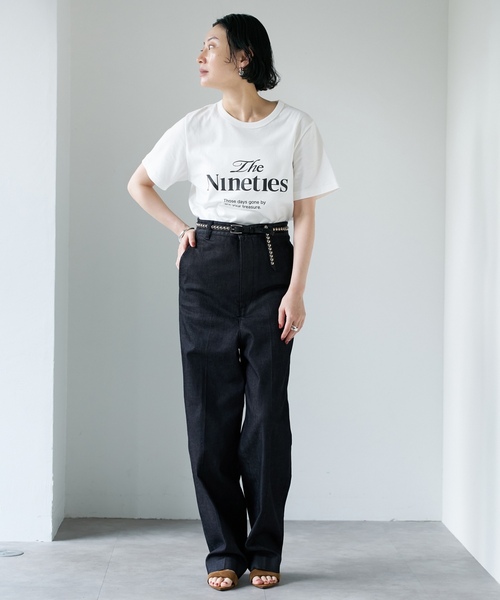 「VERMEIL par iena」 デニムパンツ 38 ネイビー レディースの画像