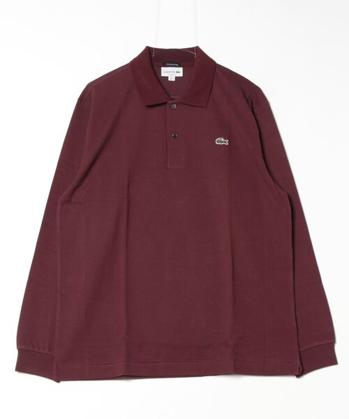 LACOSTE（ラコステ） 長袖ポロシャツ 4 ワインレッド メンズ