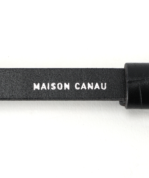 MAISON CANAU（メゾンカナウ） ベルト Belt クロコ MCLB5B01