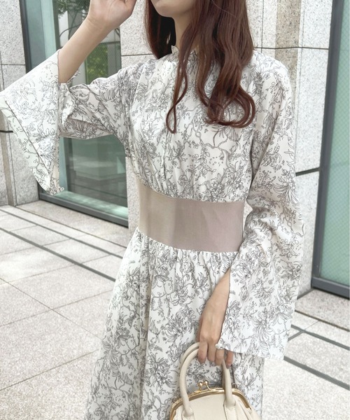 「apres jour」 長袖ワンピース X-LARGE アイボリー レディース_画像5