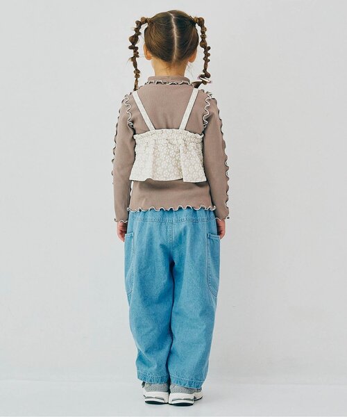 「p.premier」 「KIDS」ノースリーブトップス 120 ベージュ キッズ_画像3