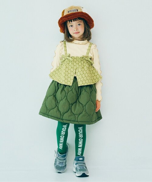 「p.premier」 「KIDS」ノースリーブトップス 120 ベージュ キッズ_画像8