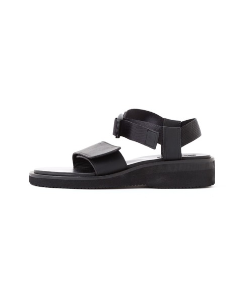 サンダル FOOTWORKS FOR MARGARET HOWELL STRAP SANDALS レディースの画像