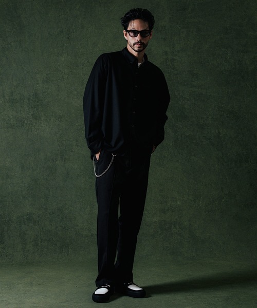「CRIMIE」 長袖プルオーバー XX-LARGE 黒いこと メンズ