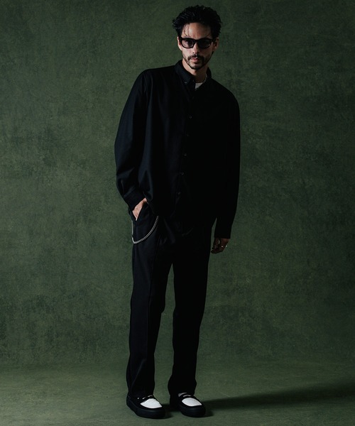 「CRIMIE」 長袖プルオーバー XX-LARGE 黒いこと メンズ
