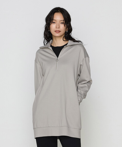 「COMME CA」 長袖カットソー FREE ネイビー レディース_画像6