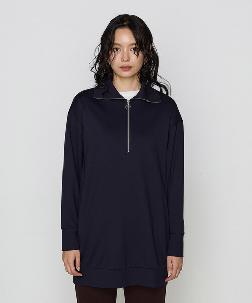 「COMME CA」 長袖カットソー FREE ネイビー レディース_画像7