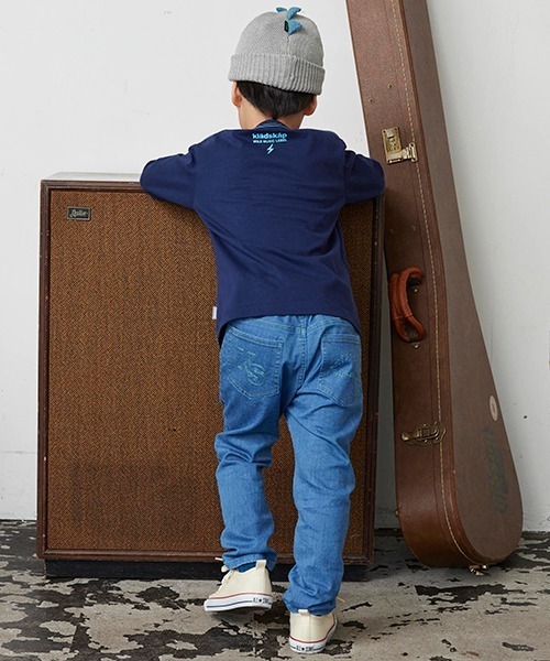 「kladskap」 「KIDS」イージーパンツ 100cm ネイビー キッズ_画像2