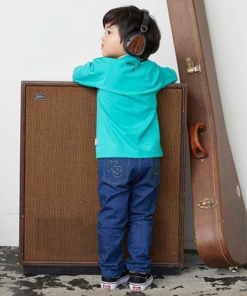 「kladskap」 「KIDS」イージーパンツ 100cm ネイビー キッズ_画像8