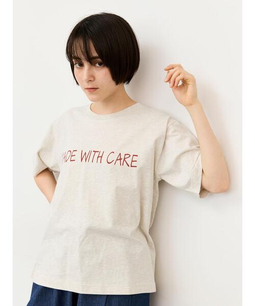 Samansa Mos2（サマンサモスモス） tシャツ 半袖 「接触冷感」ロゴ