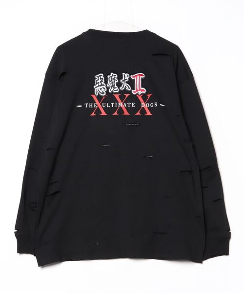 「GALFY」 長袖Tシャツ X-LARGE スミクロ メンズ_画像2