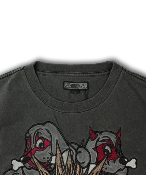 「GALFY」 長袖Tシャツ X-LARGE スミクロ メンズ_画像8