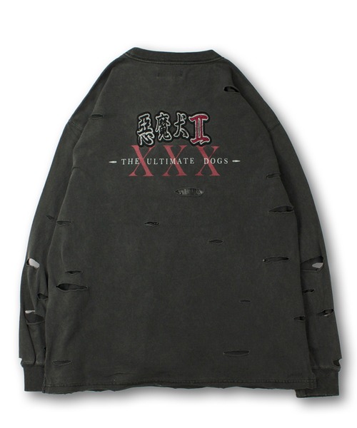 「GALFY」 長袖Tシャツ X-LARGE スミクロ メンズ_画像9